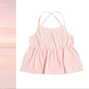 🌕 SOLD. 🦩 ROXY Girl’s Tank in Peach